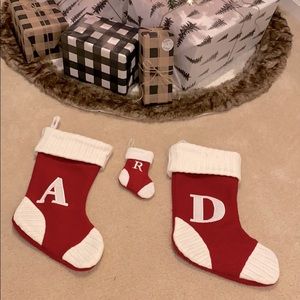 A, D and R Christmas Stockings